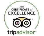TripAdvisor Certificate of Excellence 2016