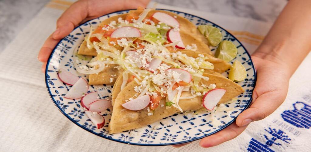 empanadas preparadas con vegetales